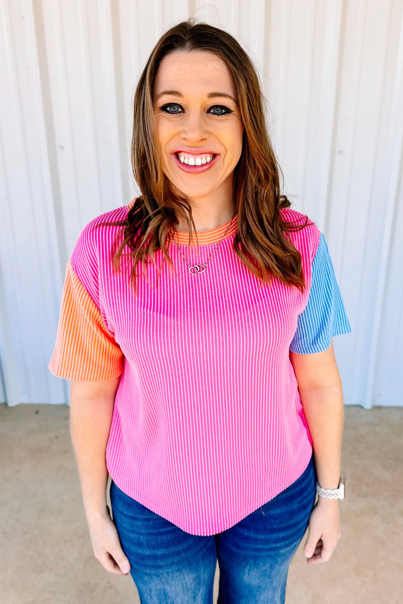 COLORBLOCK CUTIE TEE