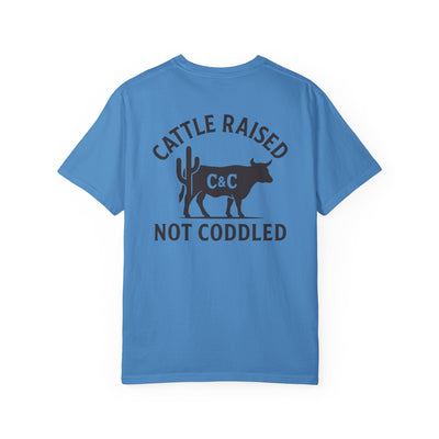 CATTLE RAISED, NOT CODDLED