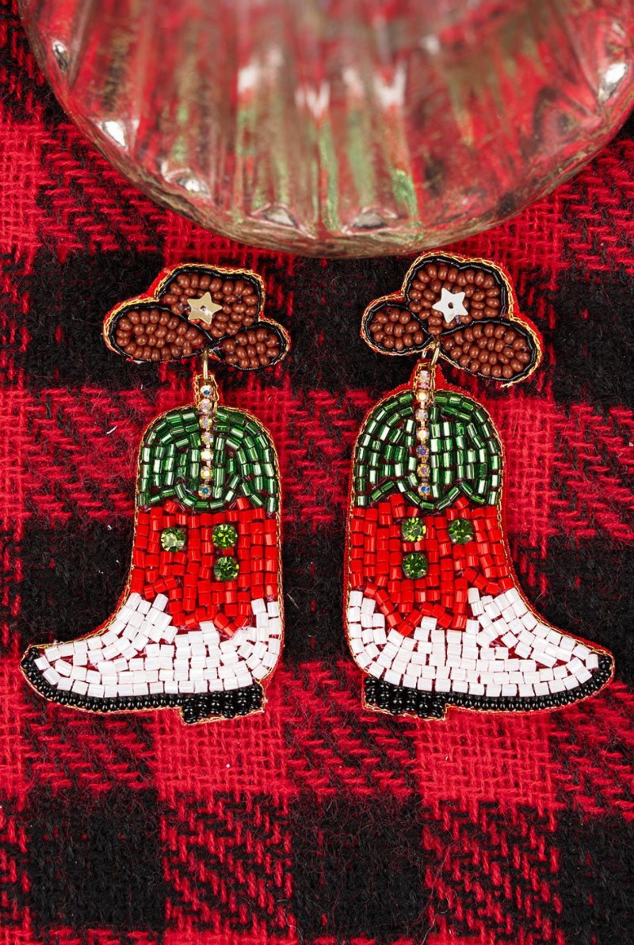 CHRISTMAS BOOT EARRINGS