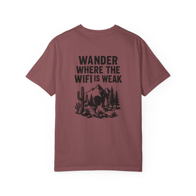 WANDER WHERE THE WIFI IS WEAK