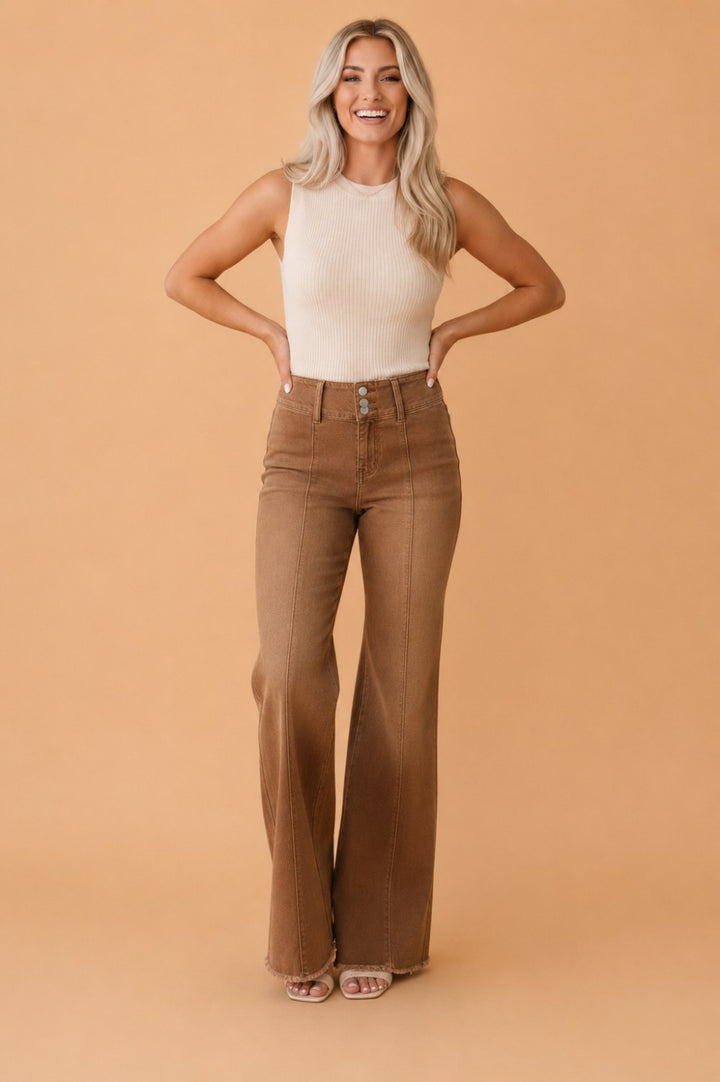 CANYON CARAMEL FLARE JEANS