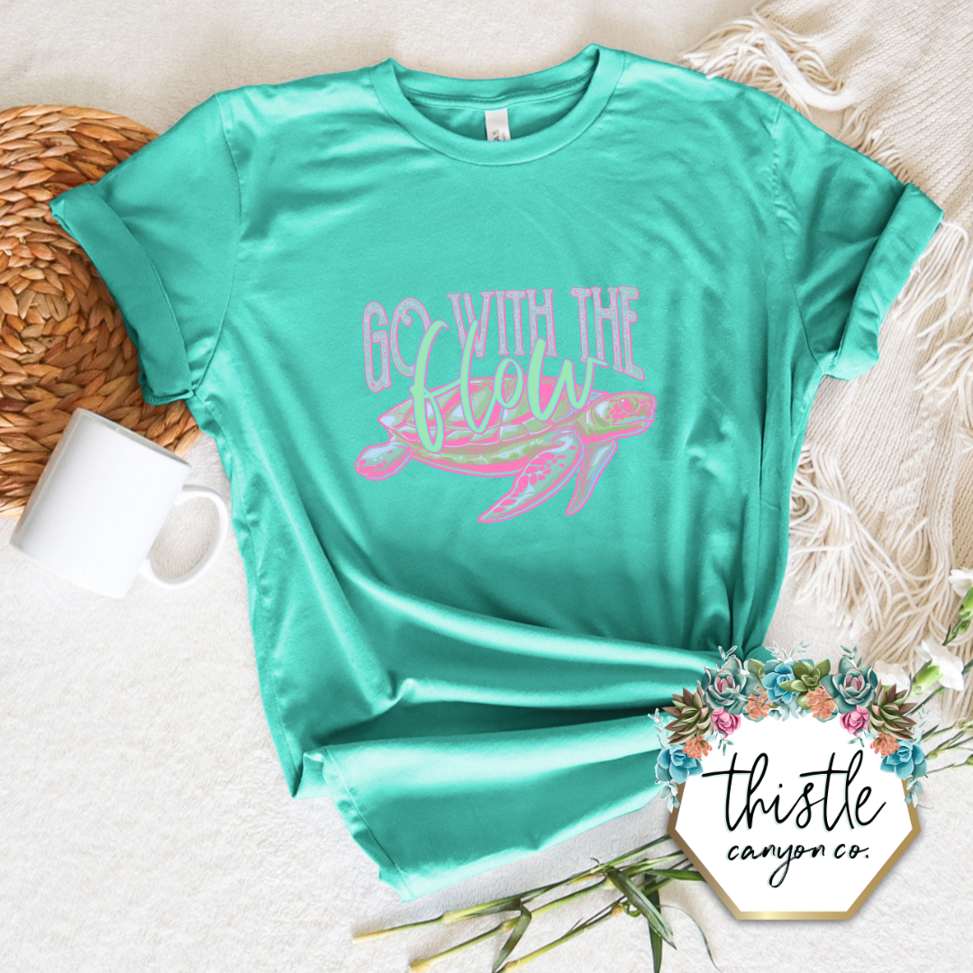 GO WITH THE FLOW TEE