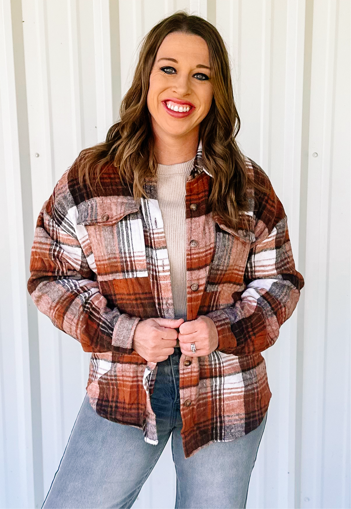 PLAID SHACKET