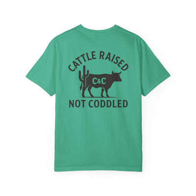 CATTLE RAISED, NOT CODDLED