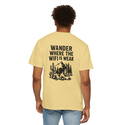 WANDER WHERE THE WIFI IS WEAK