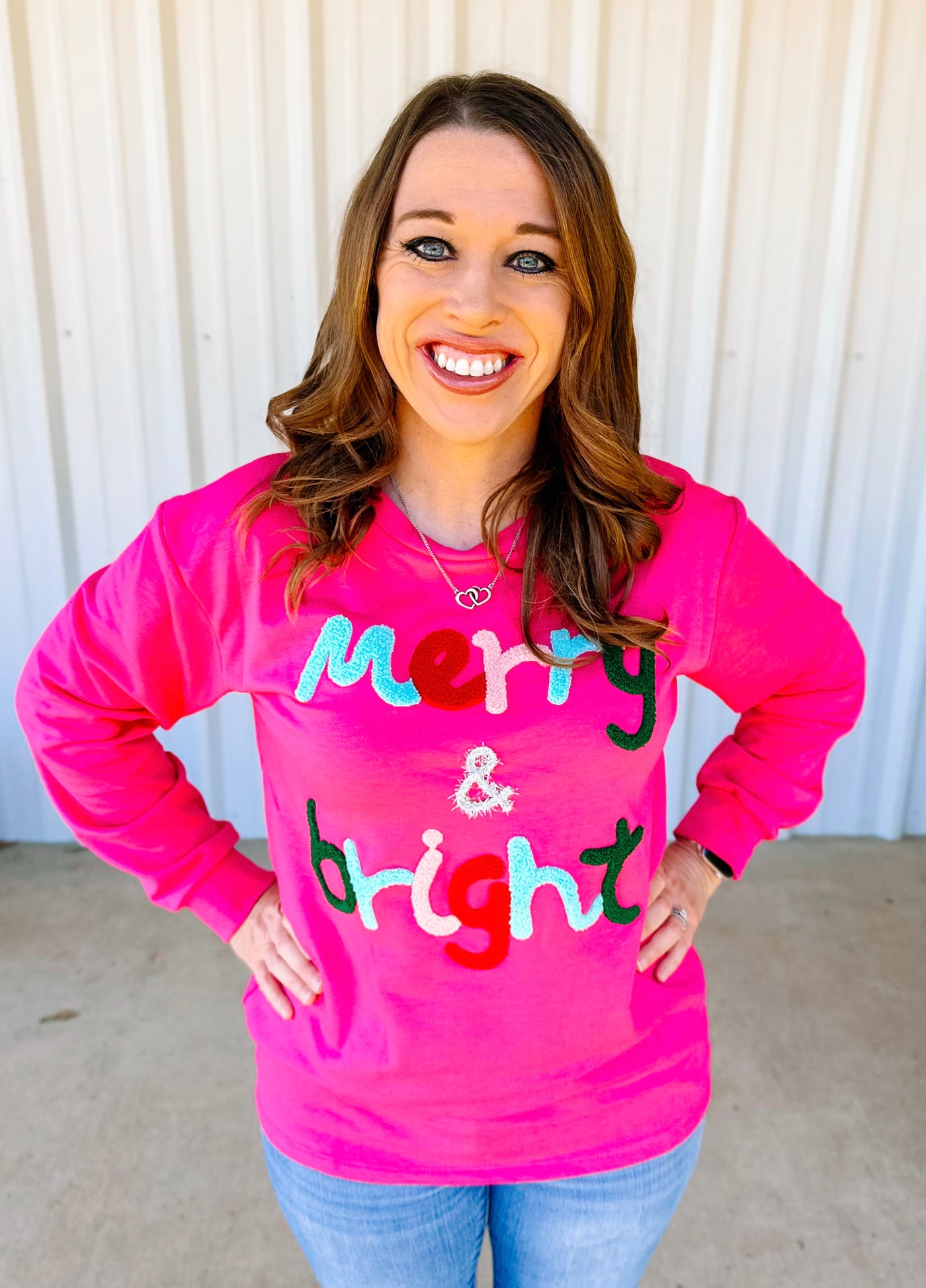 MERRY & BRIGHT PINK