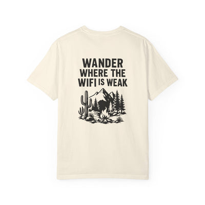 WANDER WHERE THE WIFI IS WEAK