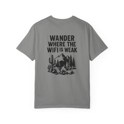WANDER WHERE THE WIFI IS WEAK