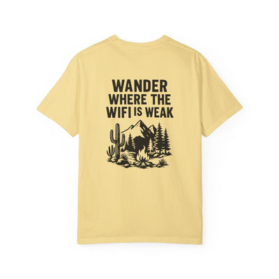 WANDER WHERE THE WIFI IS WEAK