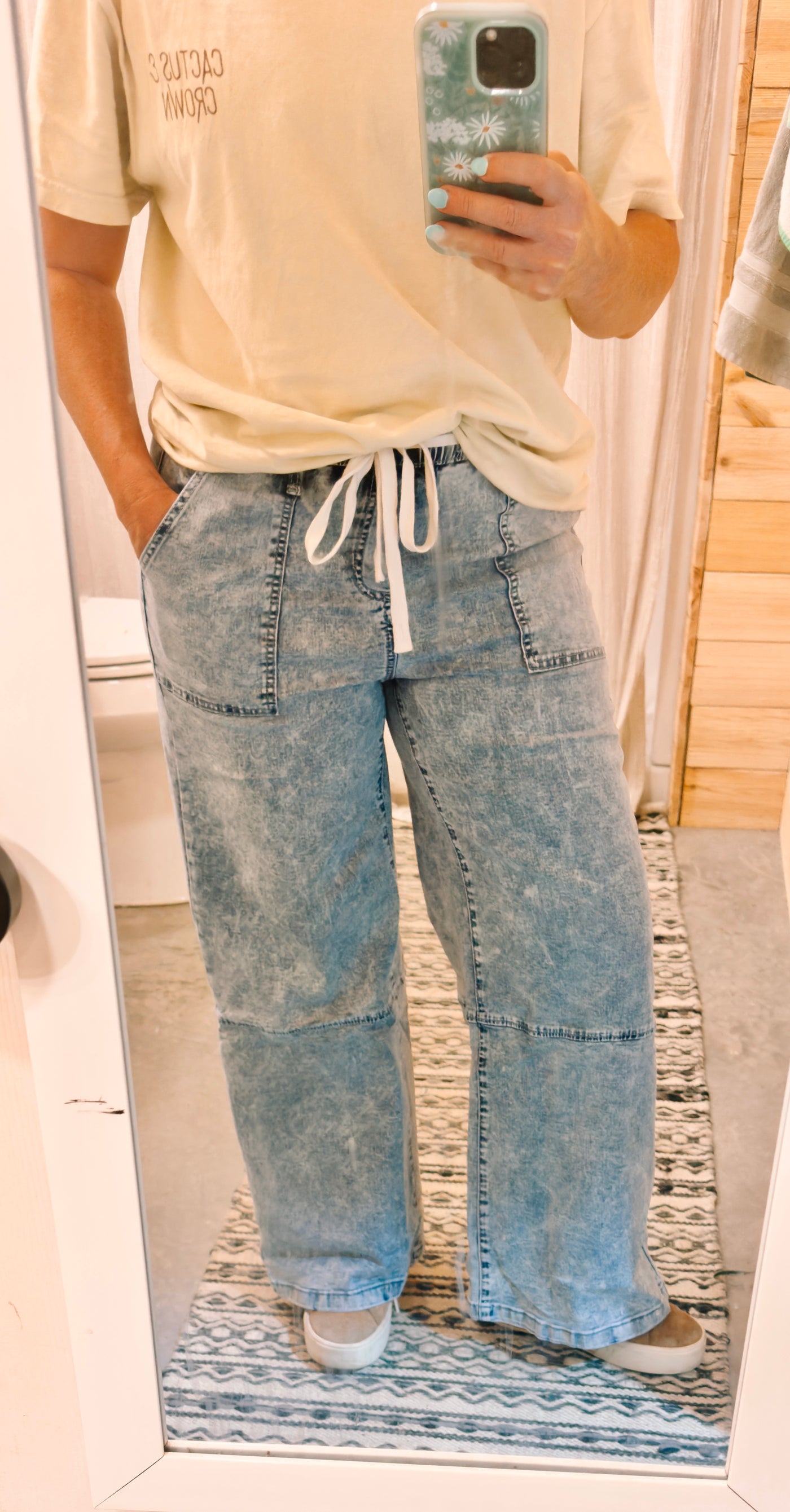 HOLLY DRAWSTRING JEANS