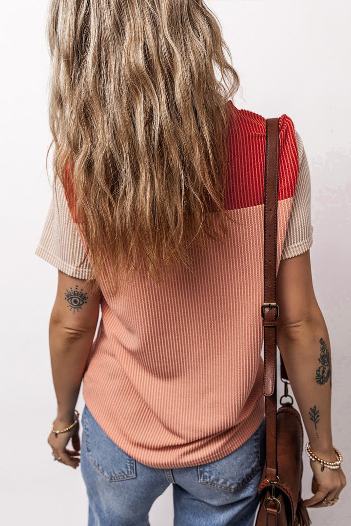 RUST & ROSE TOP