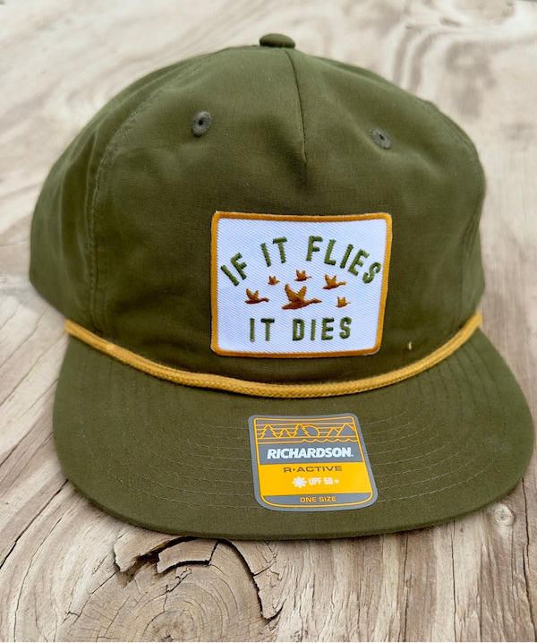 IF IT FLIES, IT DIES HAT