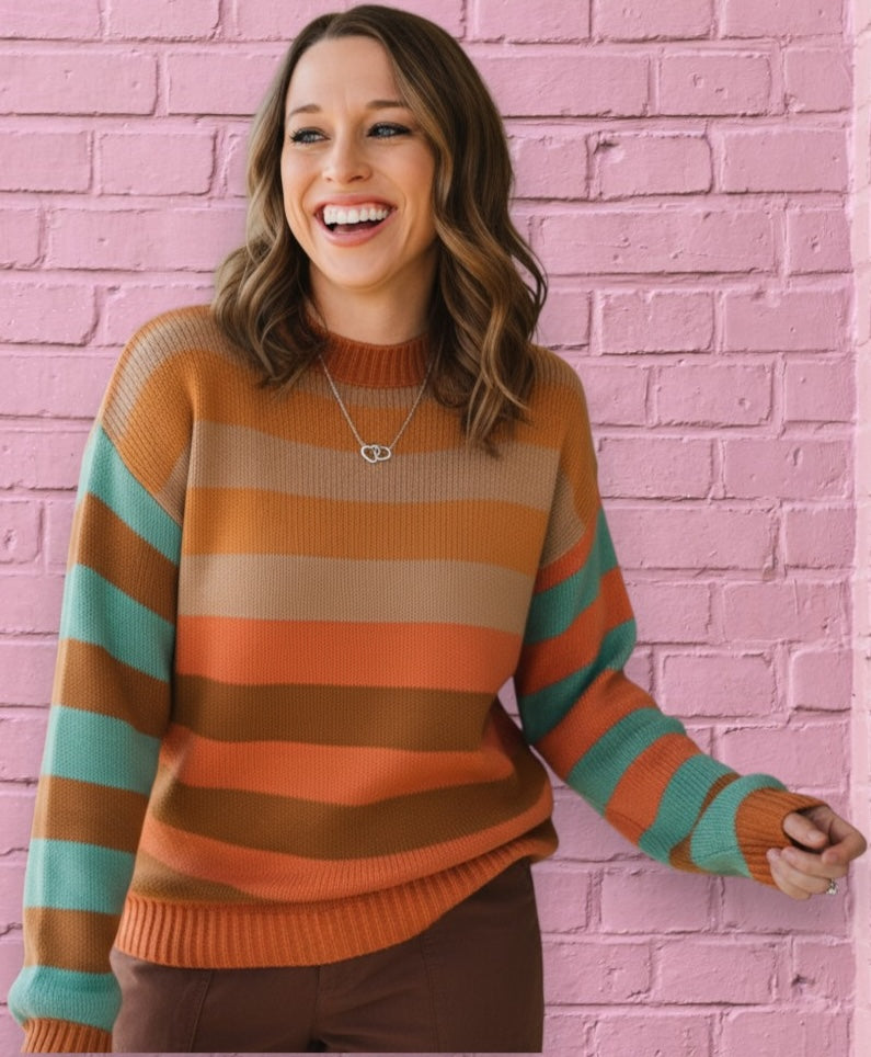 FALL COLORBLOCK SWEATER