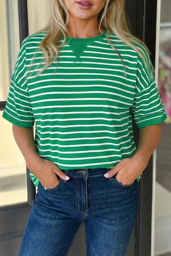 FRESH START STRIPE TEE