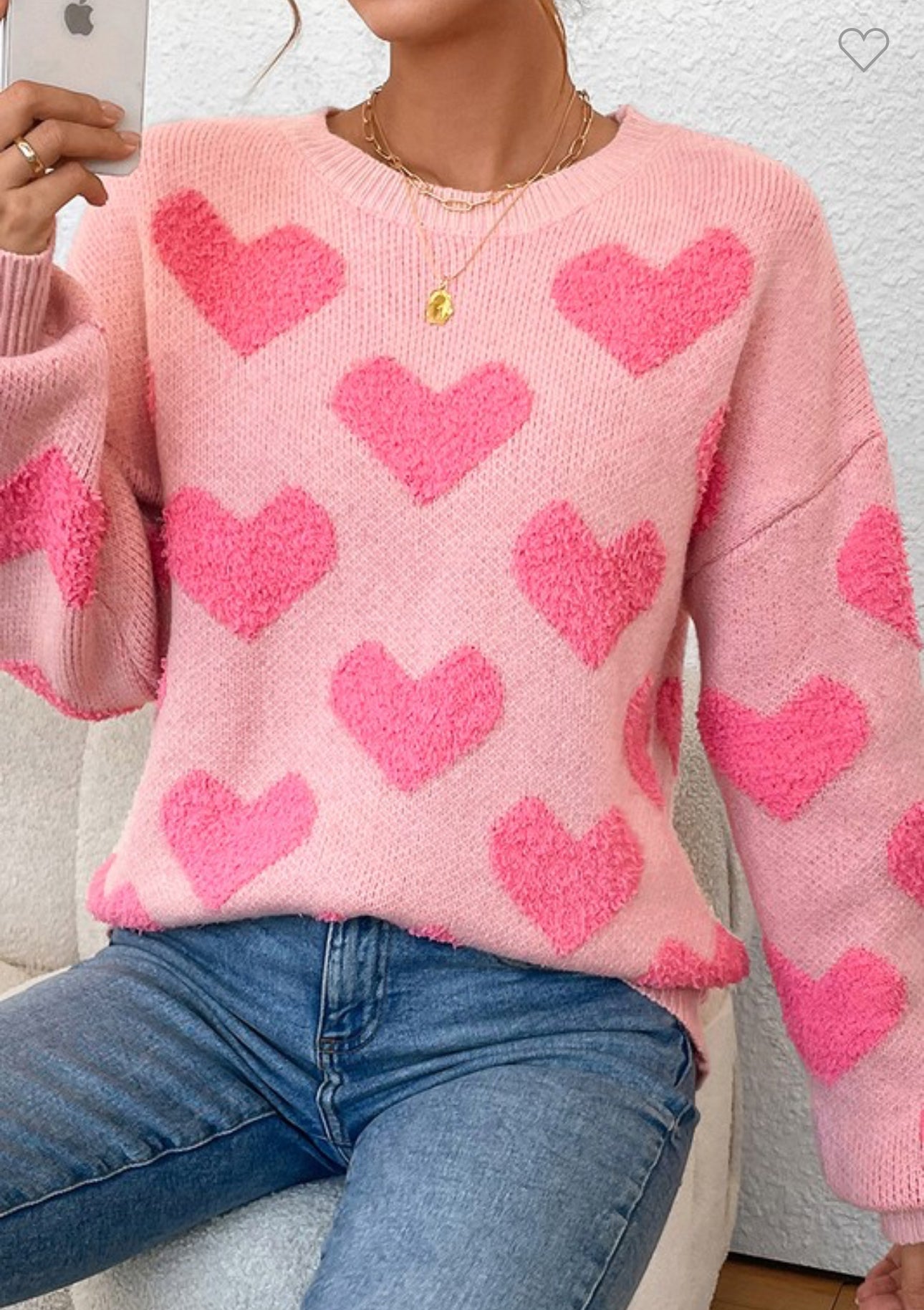 VALENTINE’S HEART SWEATER