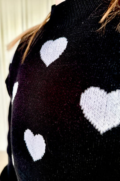 BLACK VALENTINE’S SWEATER