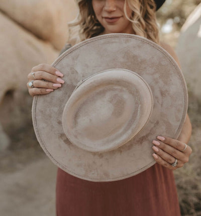 SUEDE CROWN TOP HAT