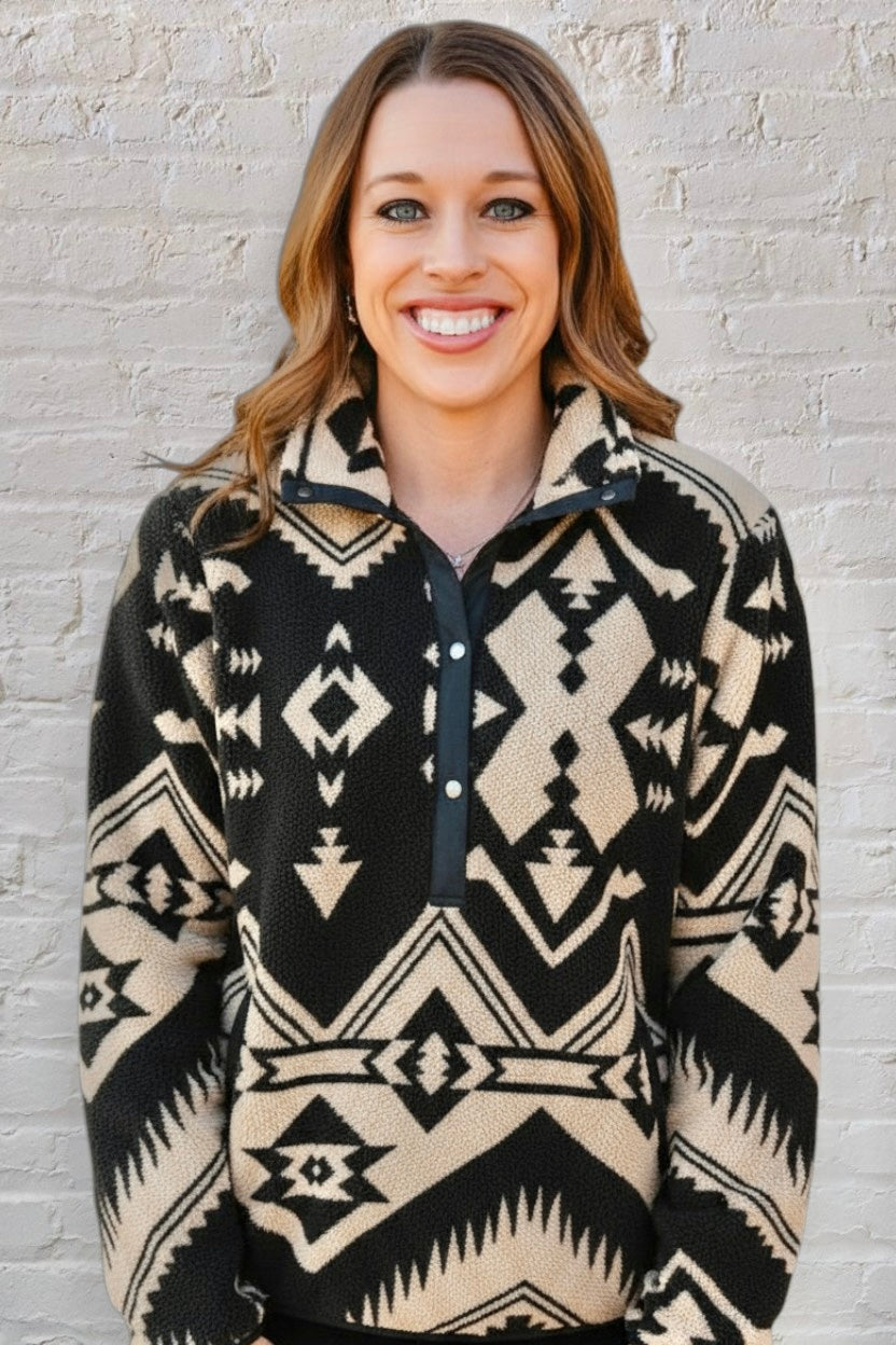 WESTERN AZTEC PULLOVER