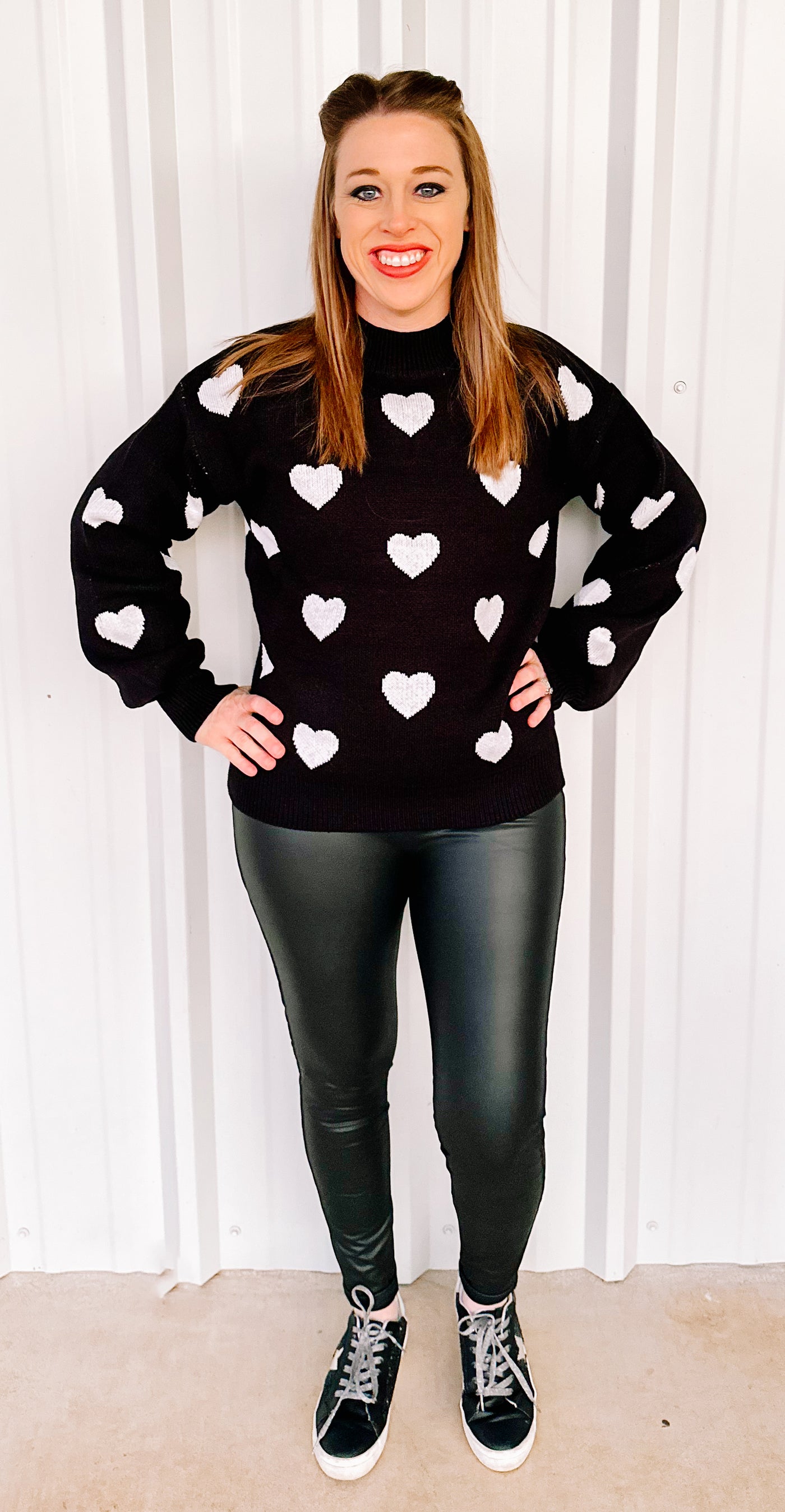 BLACK VALENTINE’S SWEATER