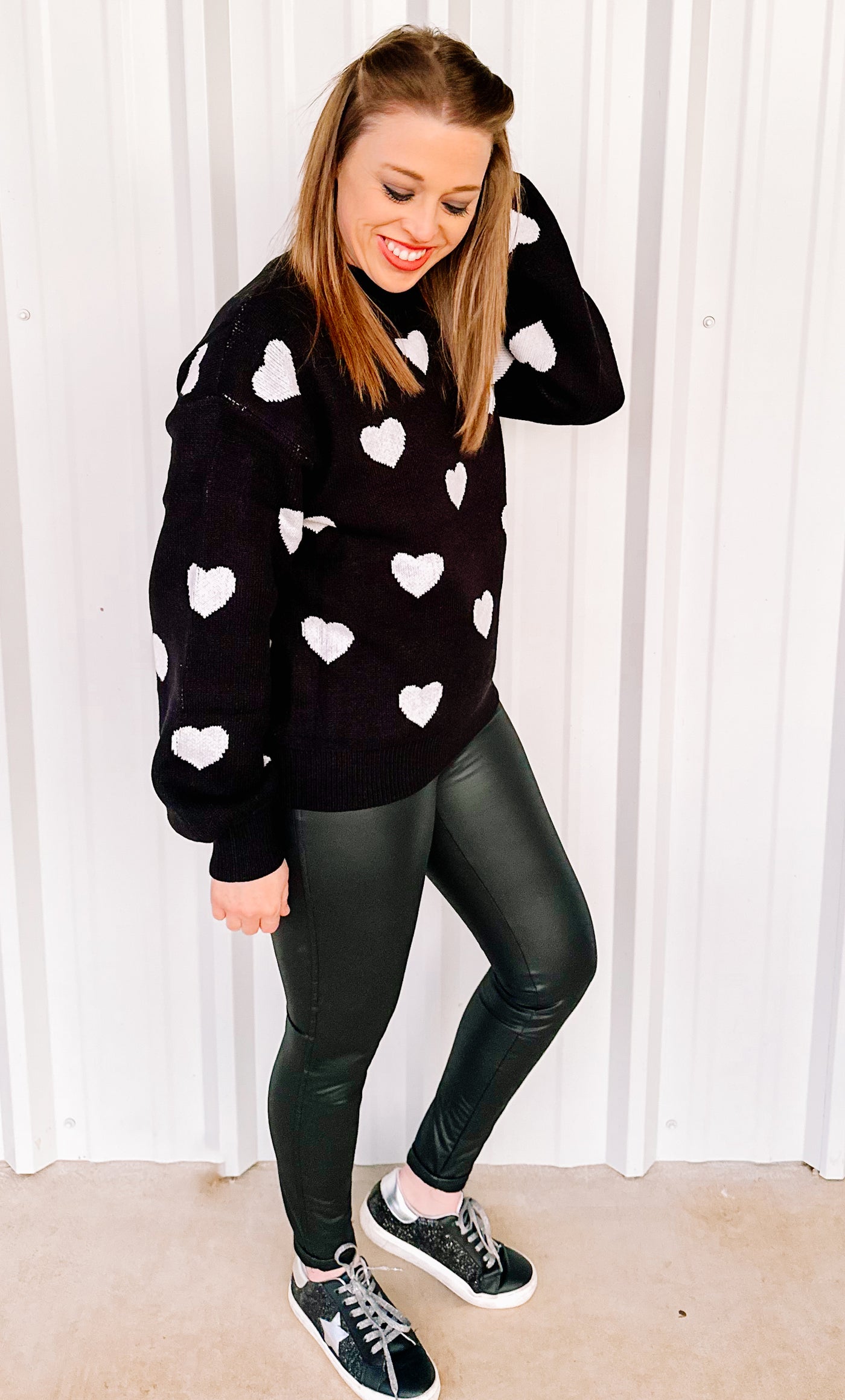 BLACK VALENTINE’S SWEATER