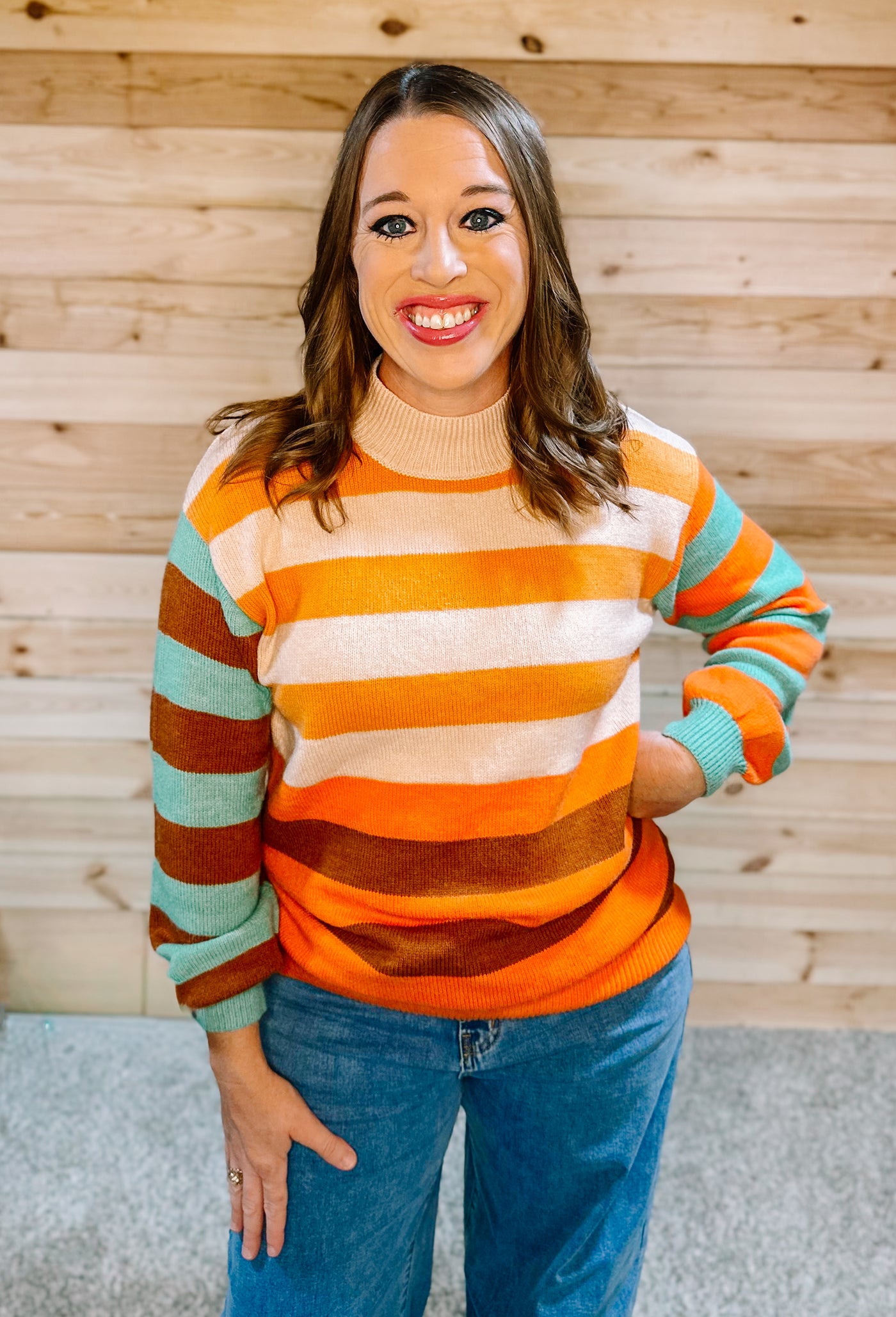 FALL COLORBLOCK SWEATER