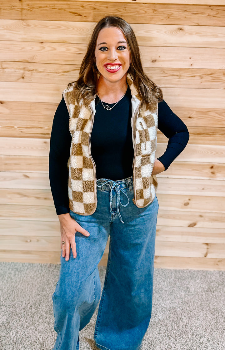 CHECKERED VEST - Thistle Canyon Co.