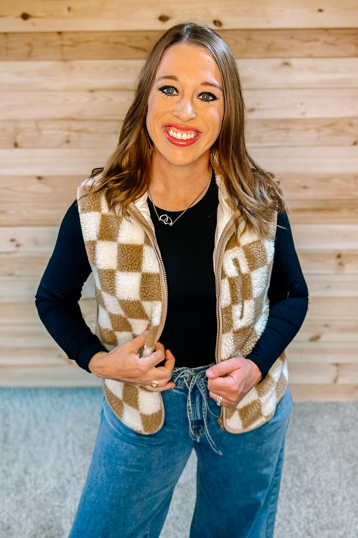 CHECKERED VEST - Thistle Canyon Co.