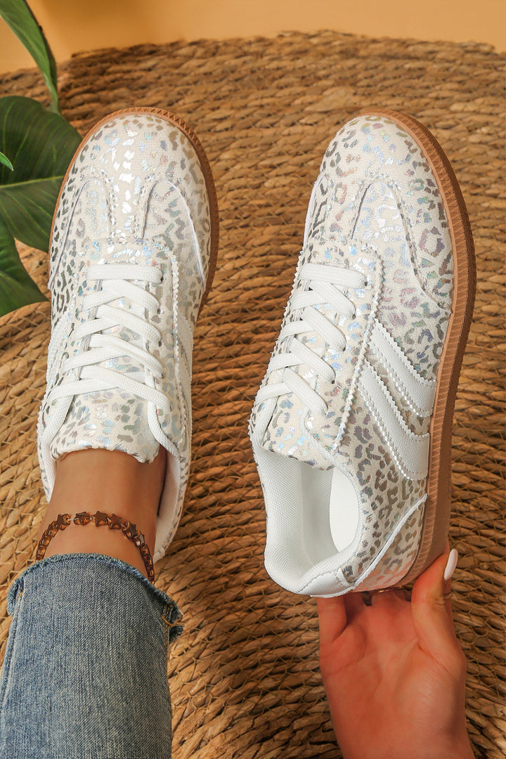 SHIMMER LEOPARD SNEAKERS