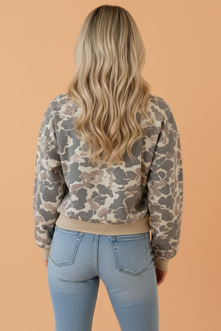 CAMO BOMBER JACKET
