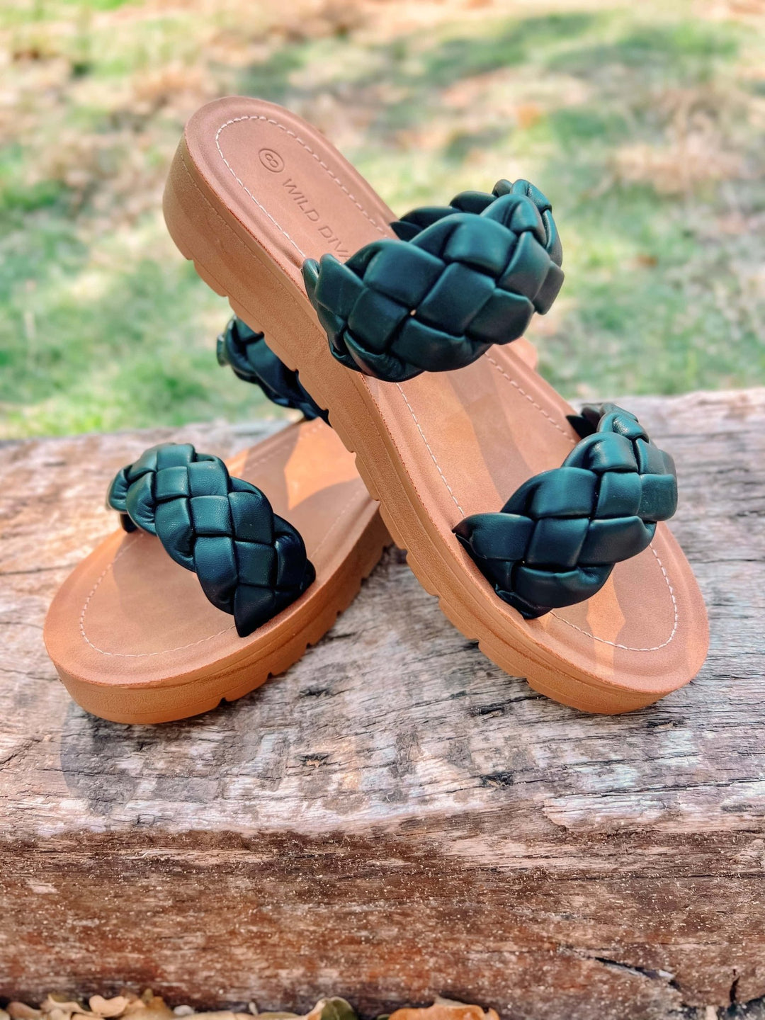 Braided Sandals in Black - Thistle Canyon Co.