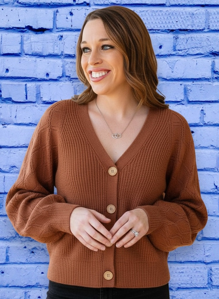 BISHOP CARDIGAN SWEATER