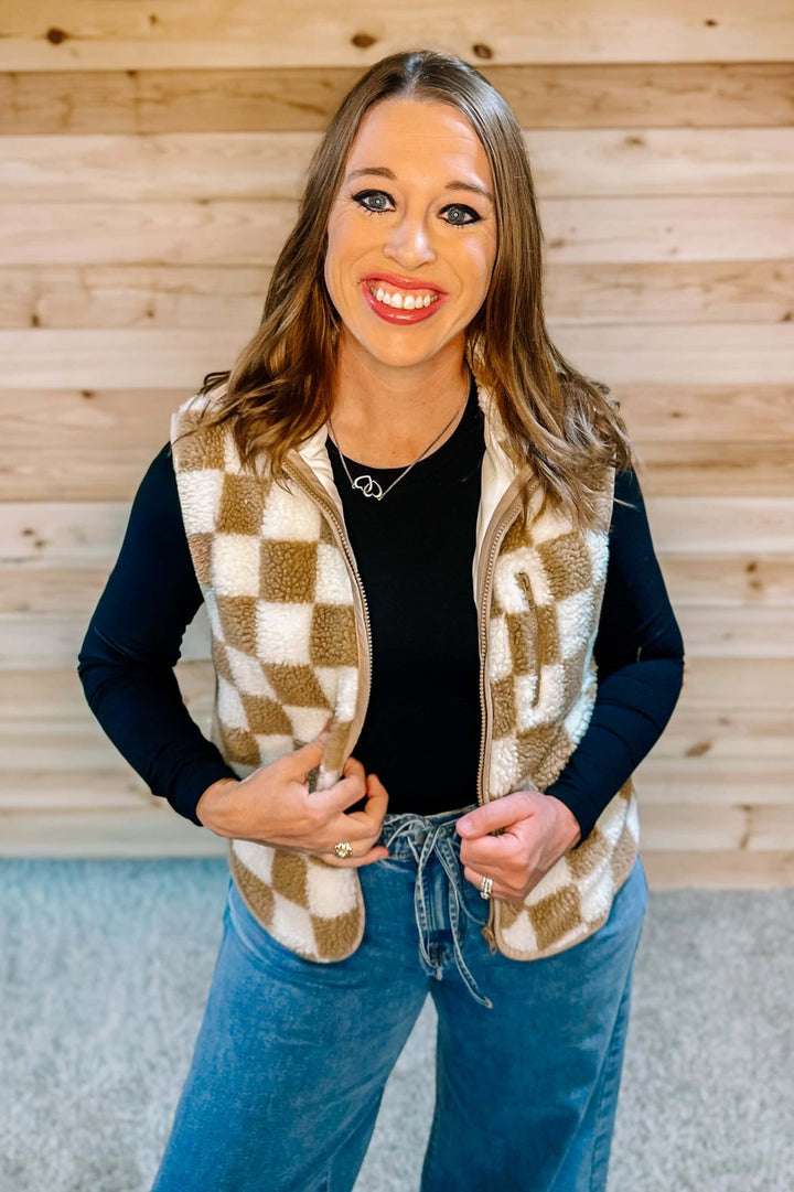 CHECKERED VEST - Thistle Canyon Co.