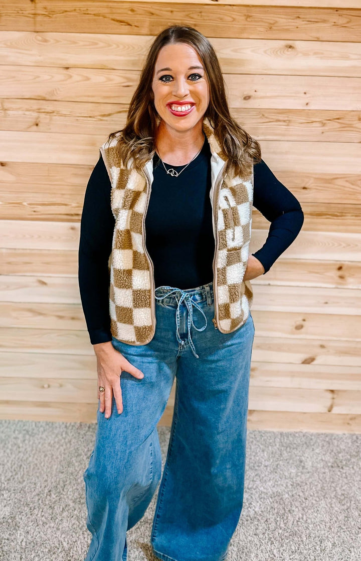 CHECKERED VEST - Thistle Canyon Co.