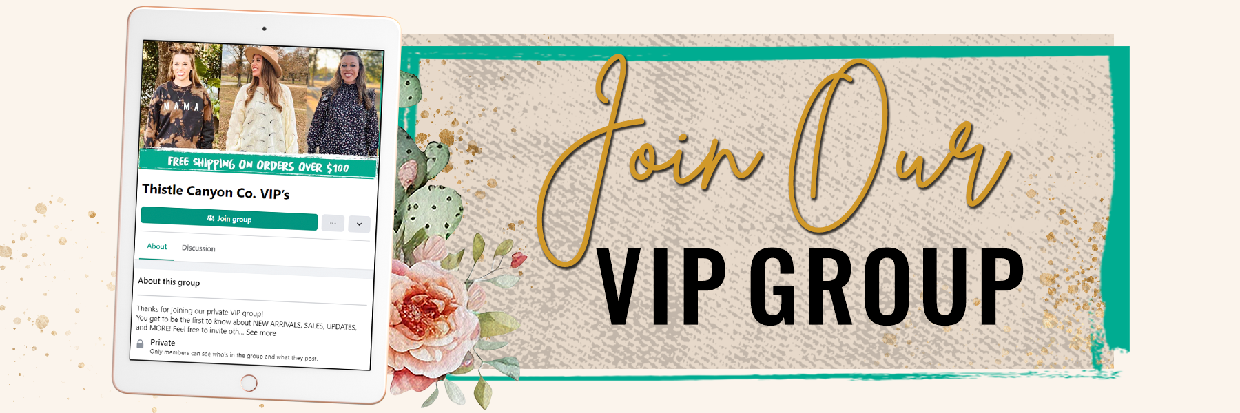 Join our VIP Group 