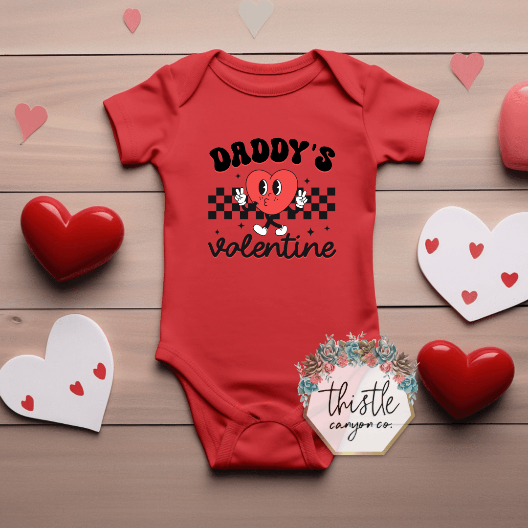 DADDY’S VALENTINE ONESIE - Thistle Canyon Co.