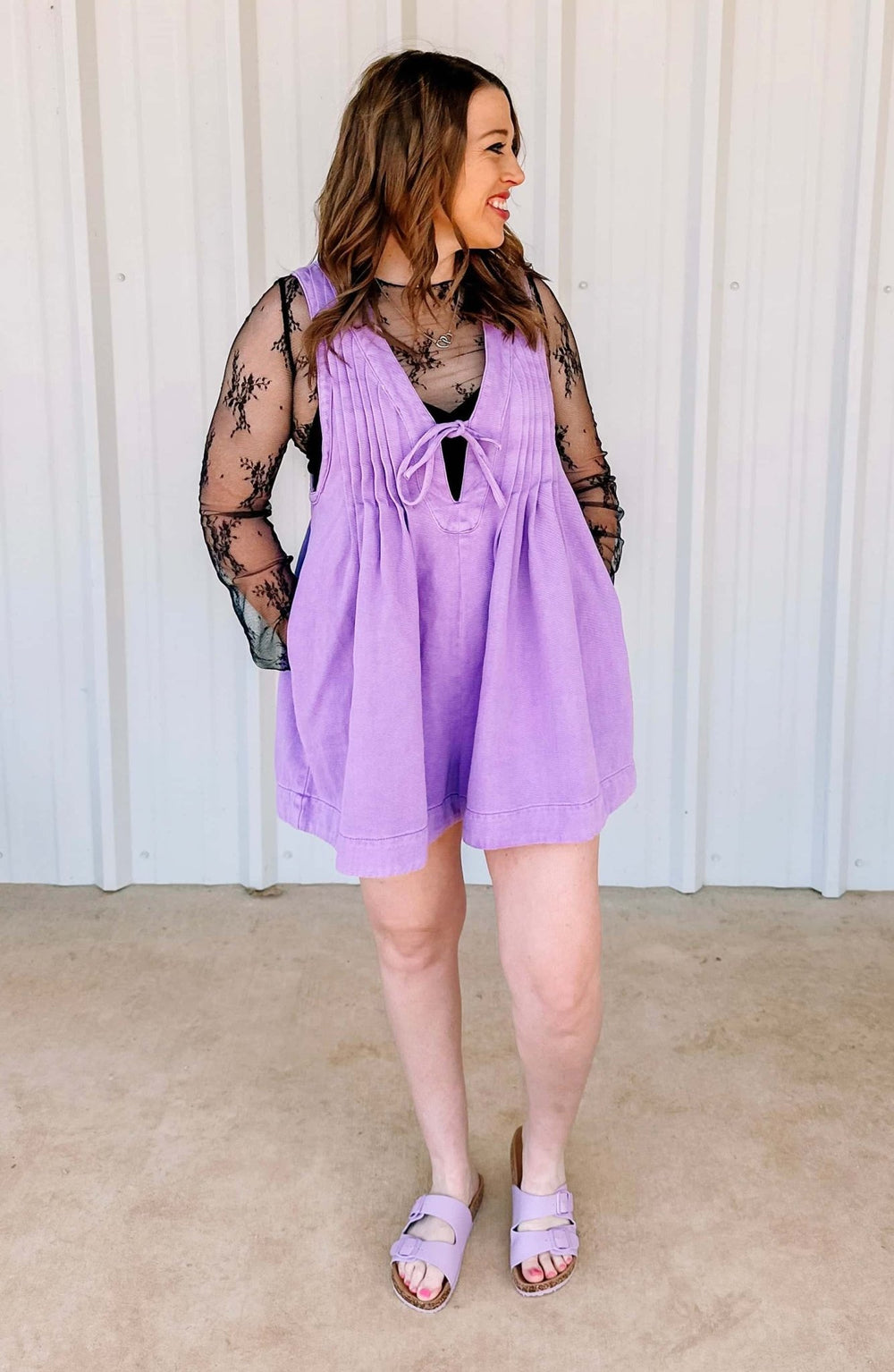 DENIM ROMPER - Thistle Canyon Co.