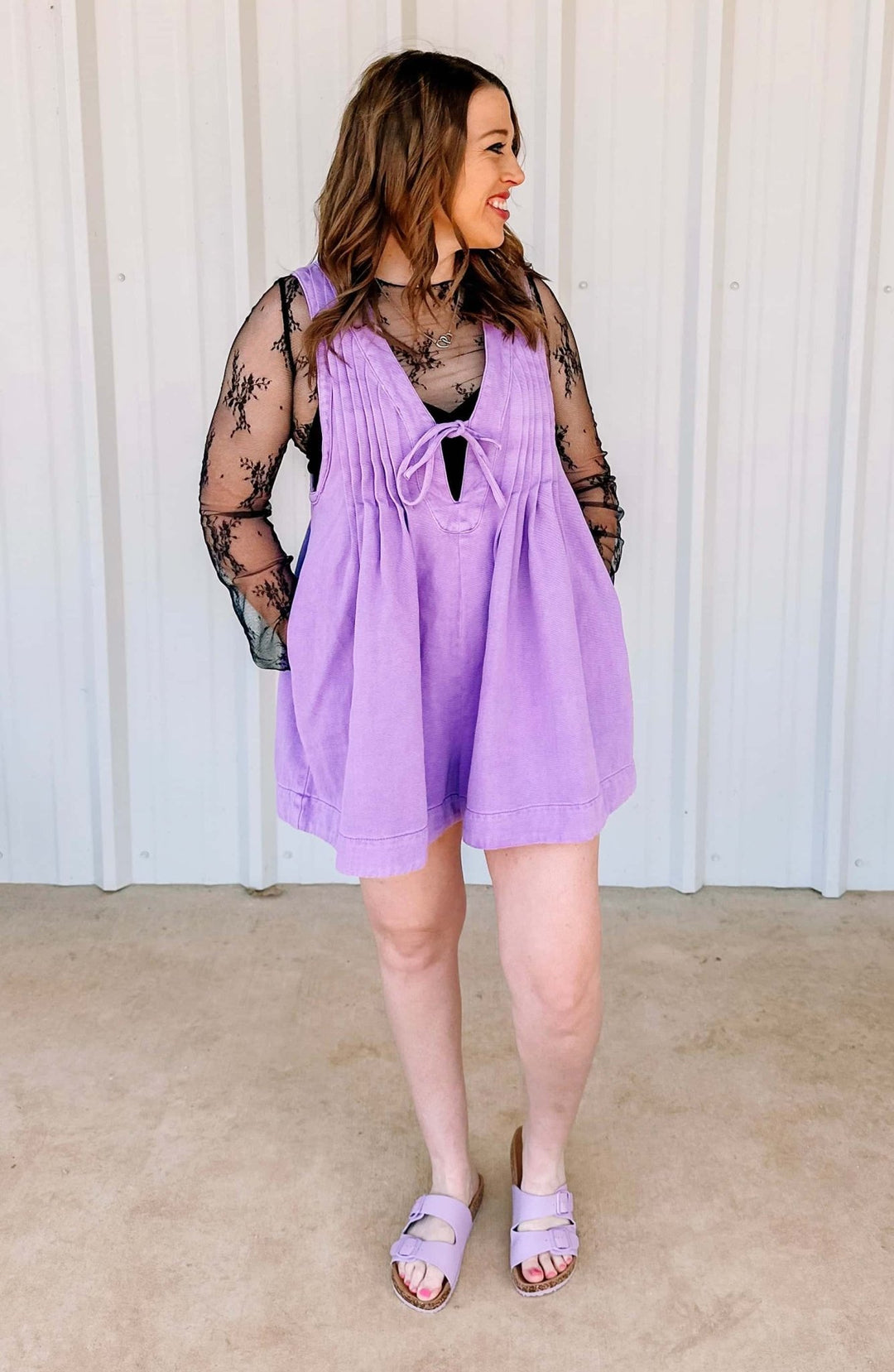 DENIM ROMPER - Thistle Canyon Co.