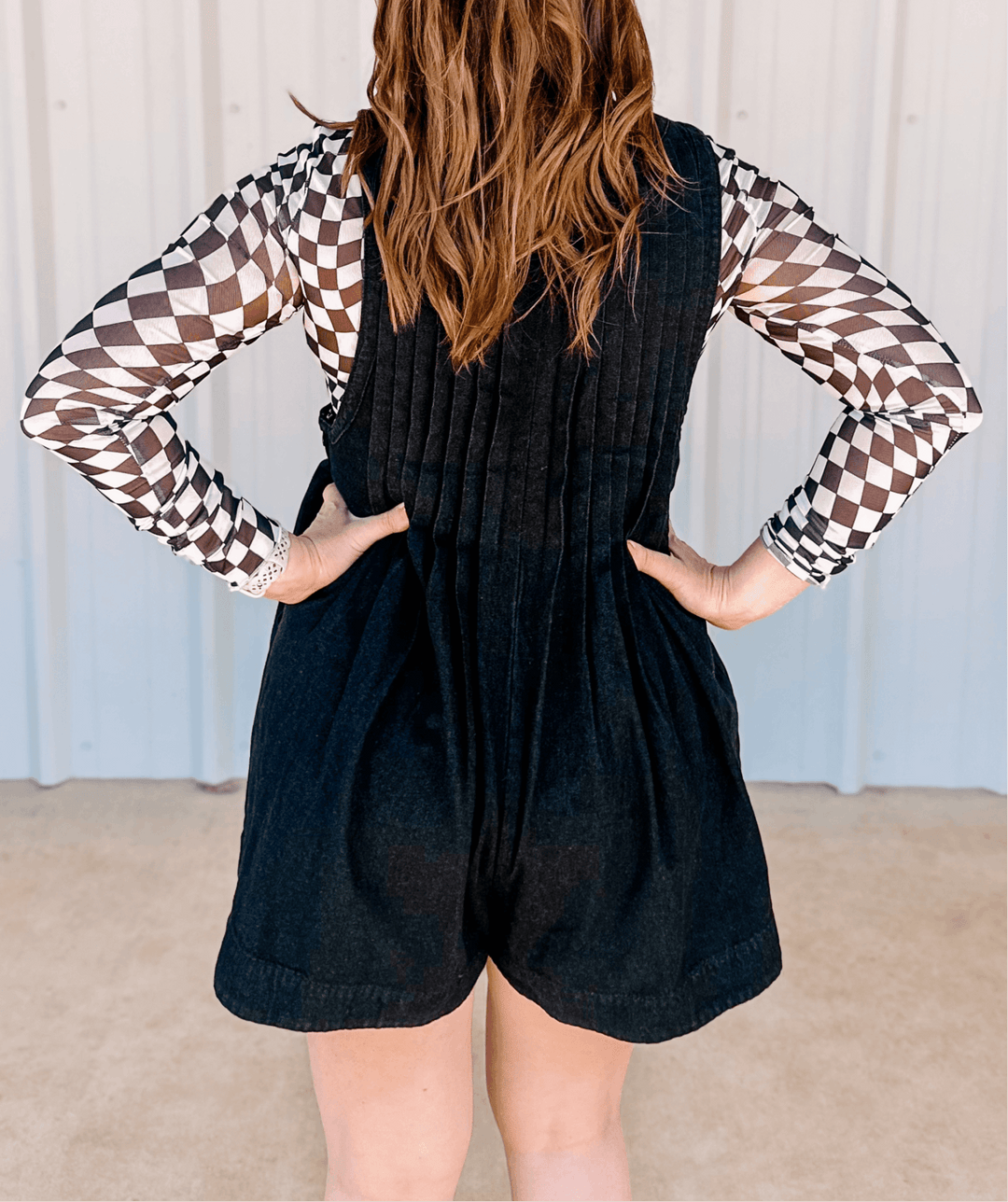 DENIM ROMPER - Thistle Canyon Co.