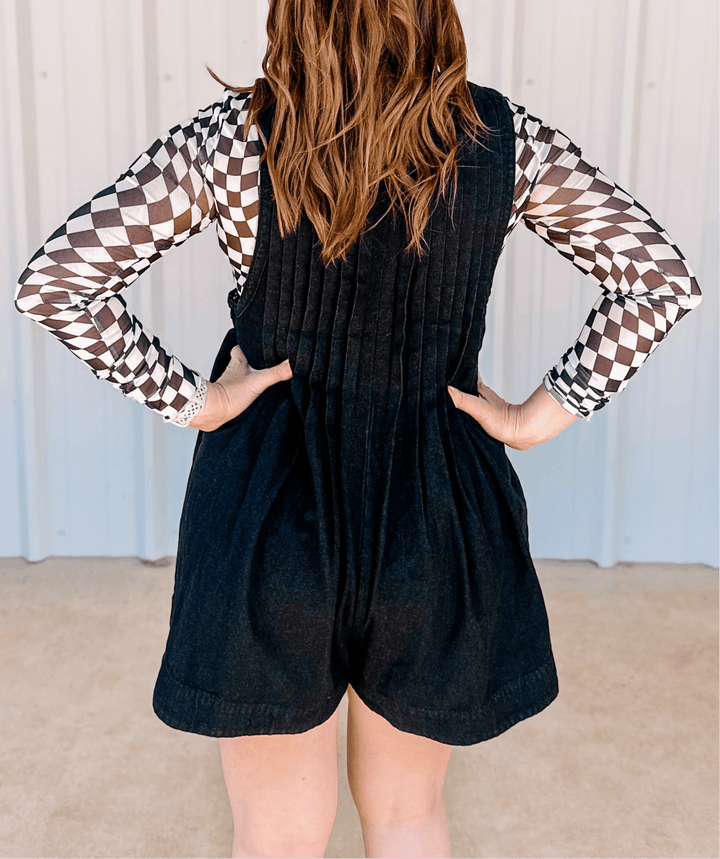 DENIM ROMPER - Thistle Canyon Co.