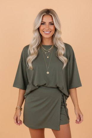 EFFORTLESS OLIVE SET