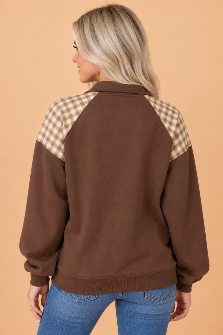 Pre-Order:COCOA CHECK PULLOVER