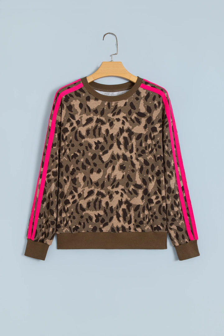 Pre-Order: PRETTY IN PINK LEOPARD SWEATSHIRT