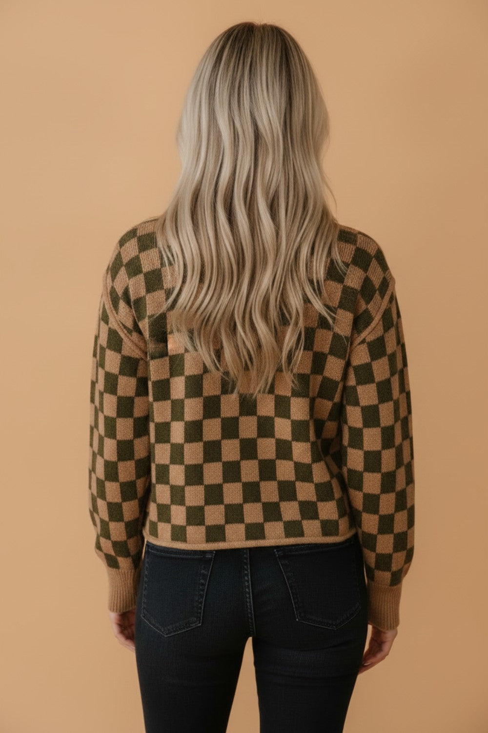 CHECKERED & COZY SWEATER