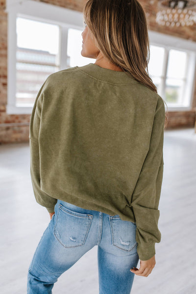 MINERAL WASHED SWEATSHIRT