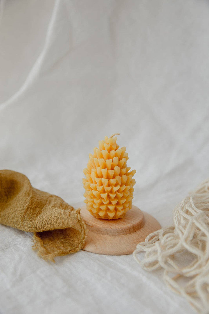Festive Beeswax Candles - Sustainable Holiday Candles - Thistle Canyon Co.