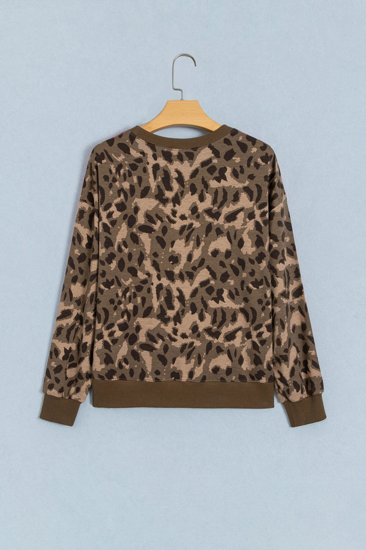Pre-Order: PRETTY IN PINK LEOPARD SWEATSHIRT