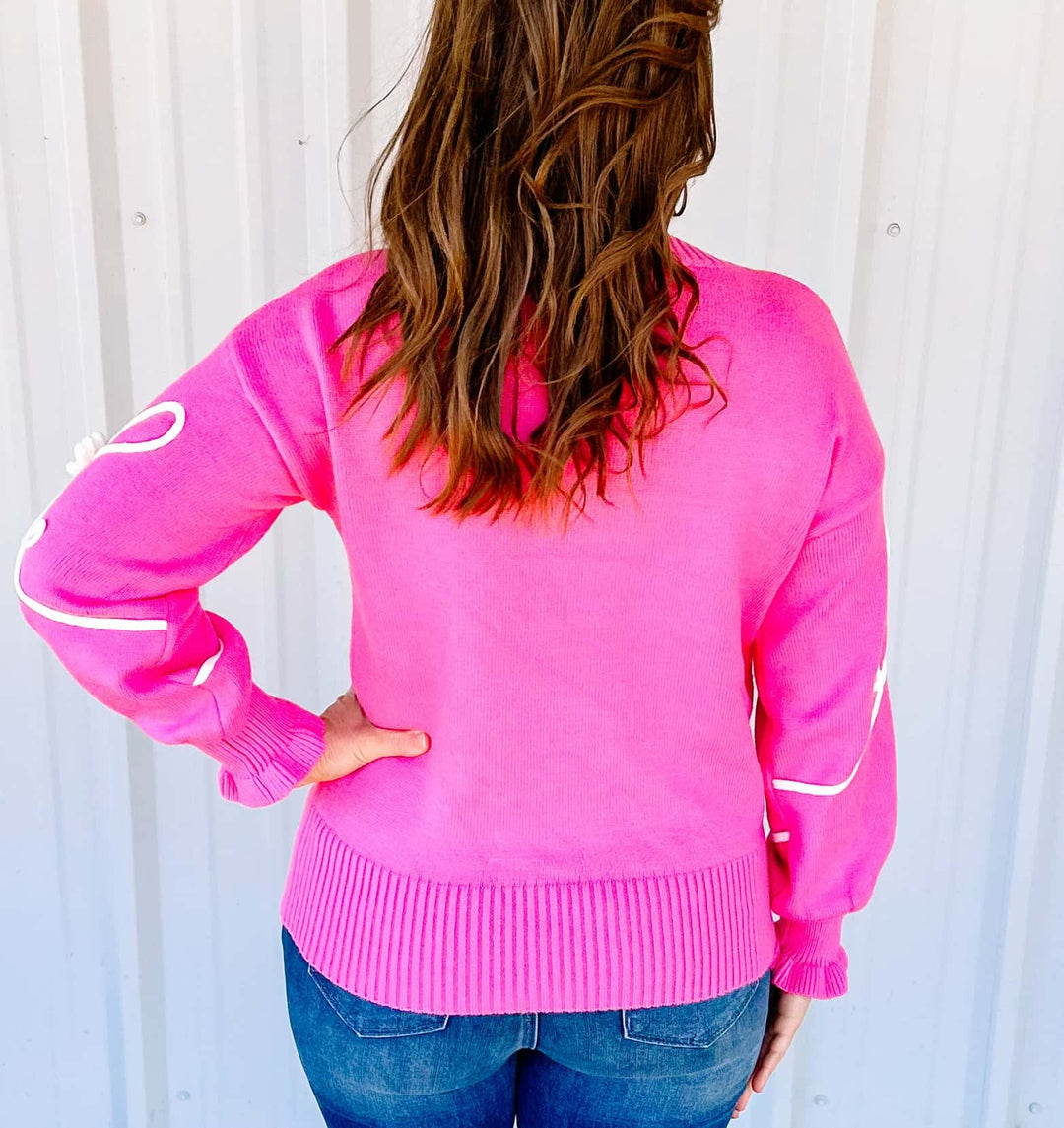 FLOWER BOW SWEATER - Thistle Canyon Co.