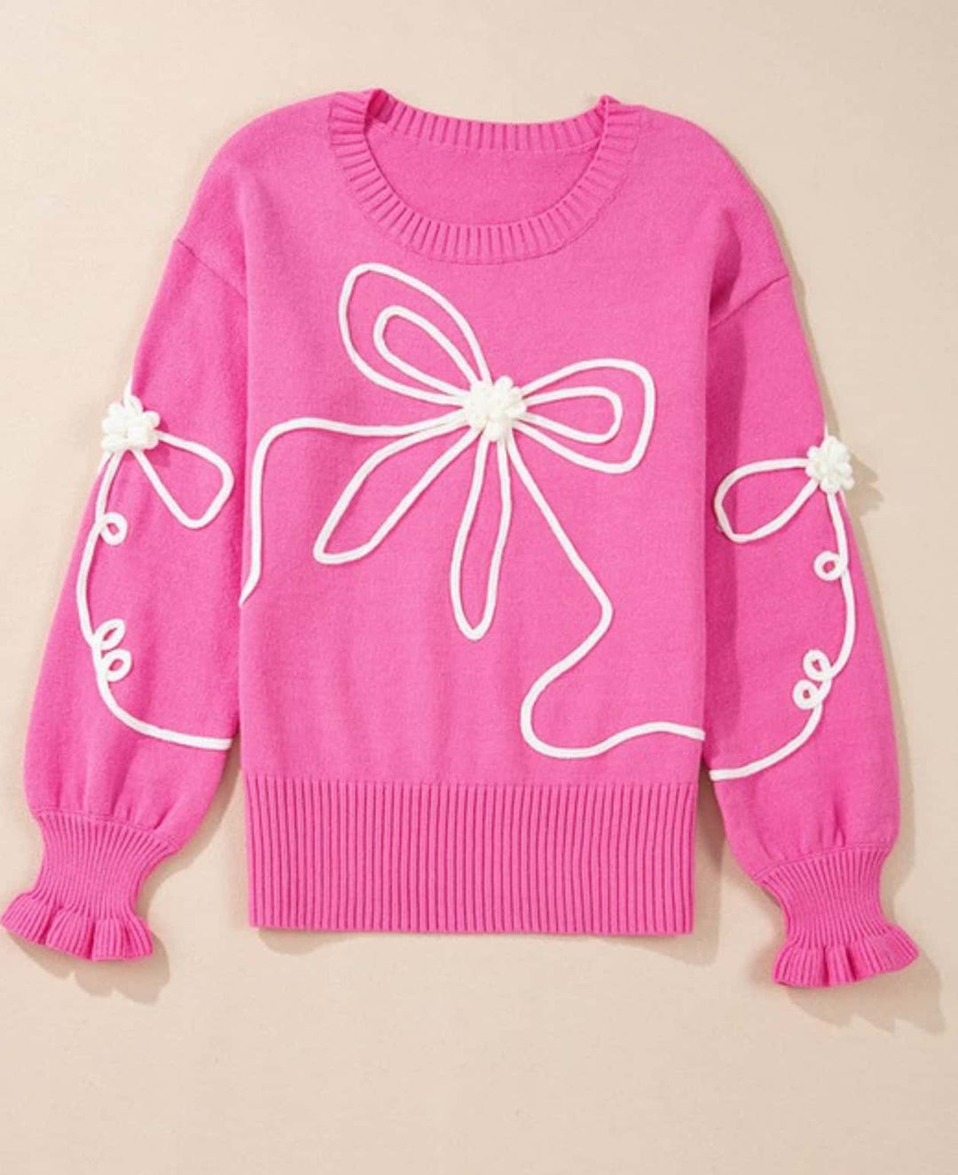 FLOWER BOW SWEATER - Thistle Canyon Co.