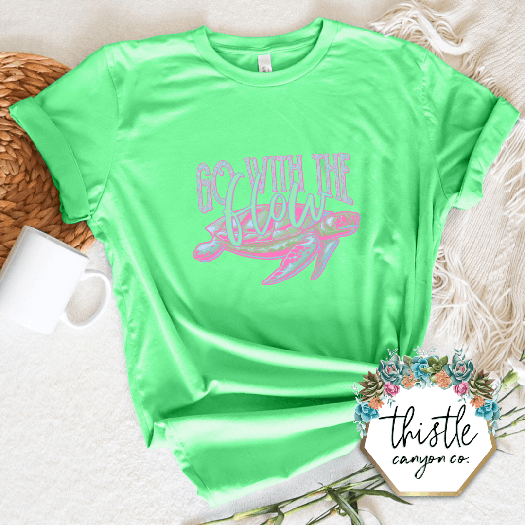 GO WITH THE FLOW TEE - Thistle Canyon Co.