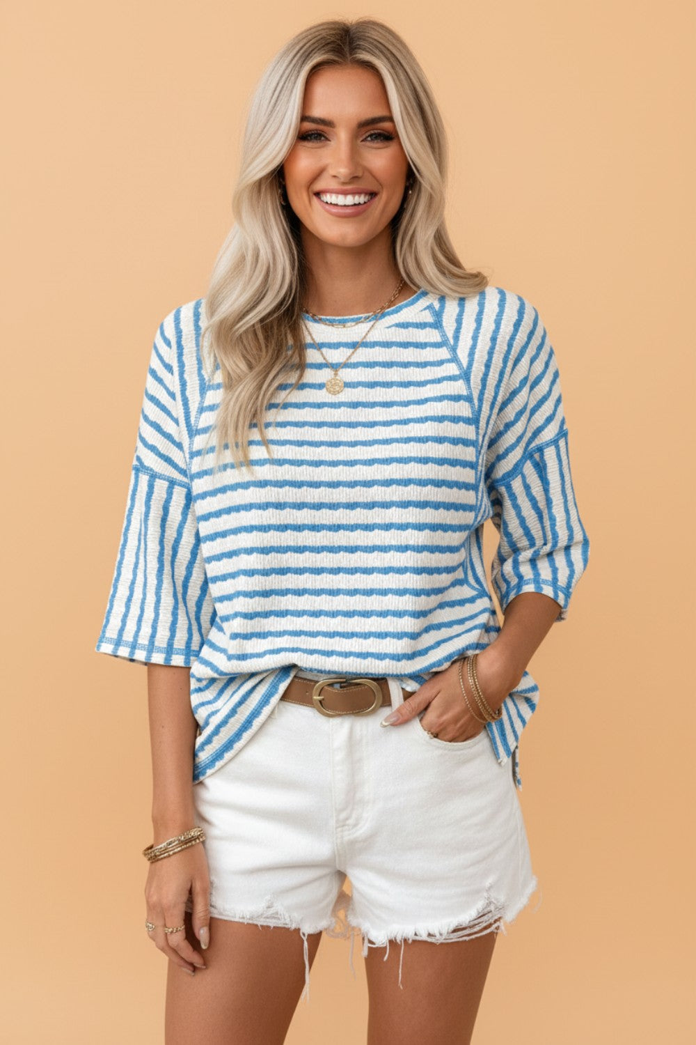 Pre-Order: DRIFTWOOD DAYS TOP - Blue